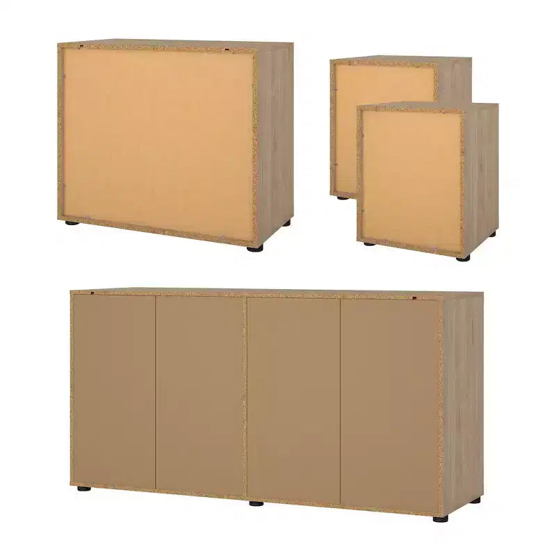 Tvilum, juego de dormitorio Mira de 4 piezas, Jackson Hickory