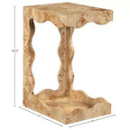 Meridian Furniture Mesa auxiliar Vassa