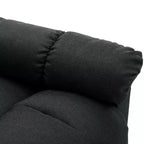vidaXL Sillón de masaje eléctrico gris oscuro