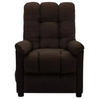 vidaXL Sillón de masaje eléctrico gris oscuro