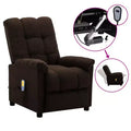 vidaXL Sillón de masaje eléctrico gris oscuro