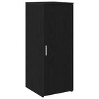 vidaXL Mostrador de recepción negro roble 70,9x19,7x40,7 madera contrachapada