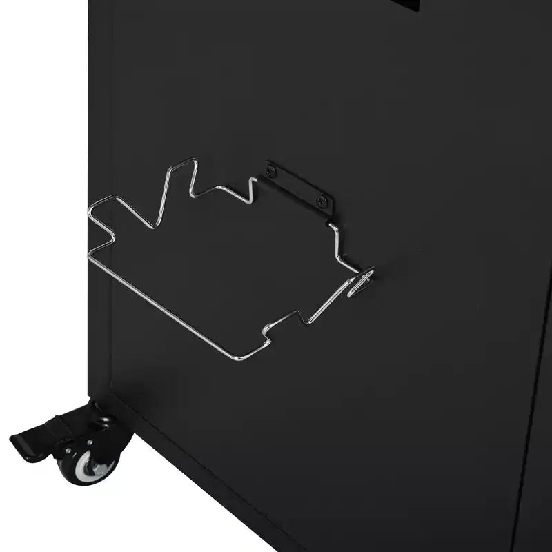 GDFStudio Louisa - Carrito Plegable para Preparación de Barbacoa al Aire Libre con Encimera de Acero Inoxidable