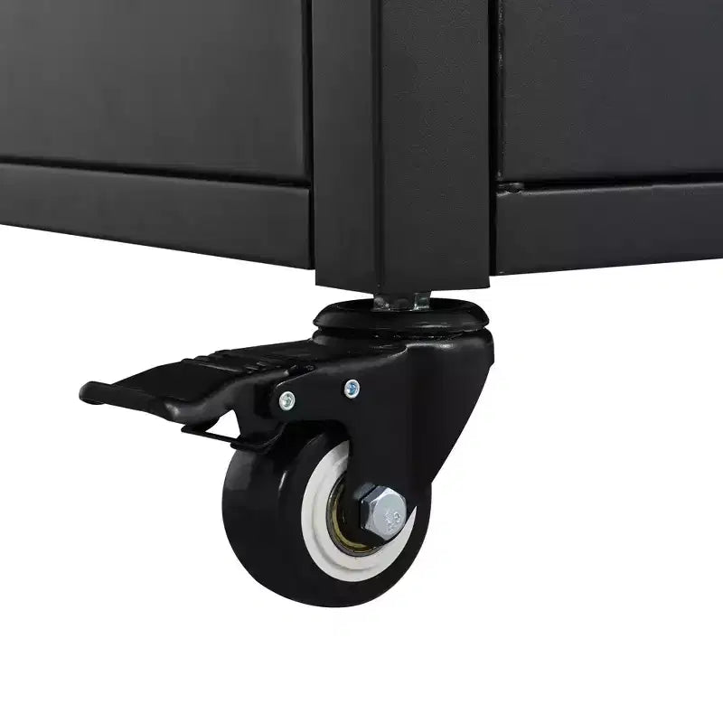 GDFStudio Louisa - Carrito Plegable para Preparación de Barbacoa al Aire Libre con Encimera de Acero Inoxidable
