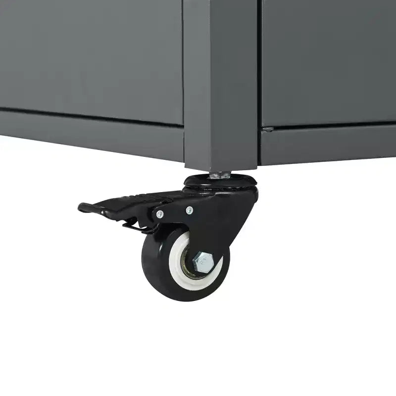 GDFStudio Louisa - Carrito Plegable para Preparación de Barbacoa al Aire Libre con Encimera de Acero Inoxidable