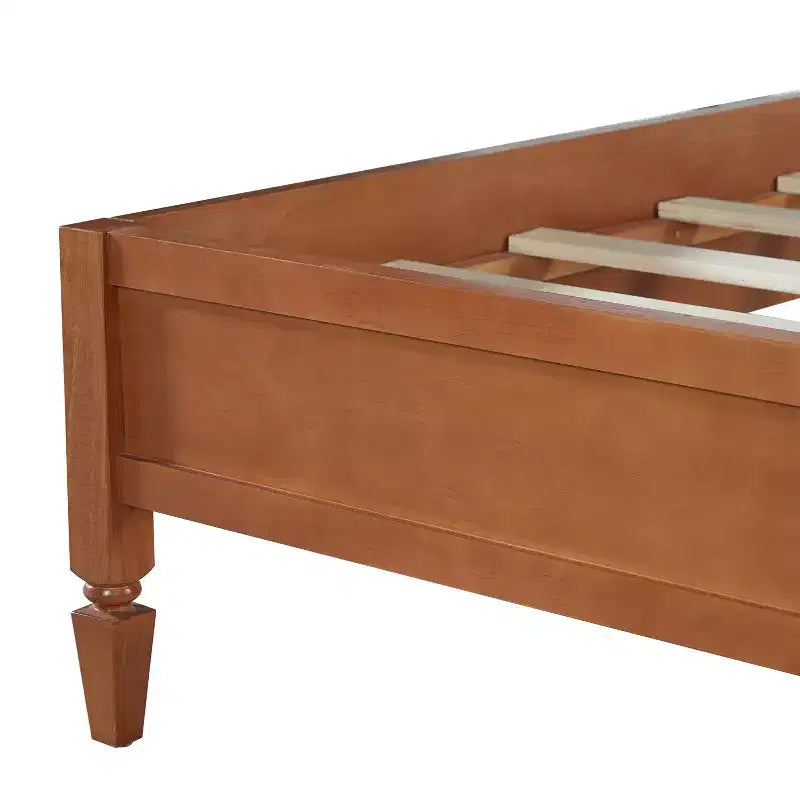 Base de cama Queen/King con cabecero de panel clásico - ModernLuxe