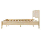 Base de cama Queen/King con cabecero de panel clásico - ModernLuxe