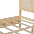 Base de cama Queen/King con cabecero de panel clásico - ModernLuxe