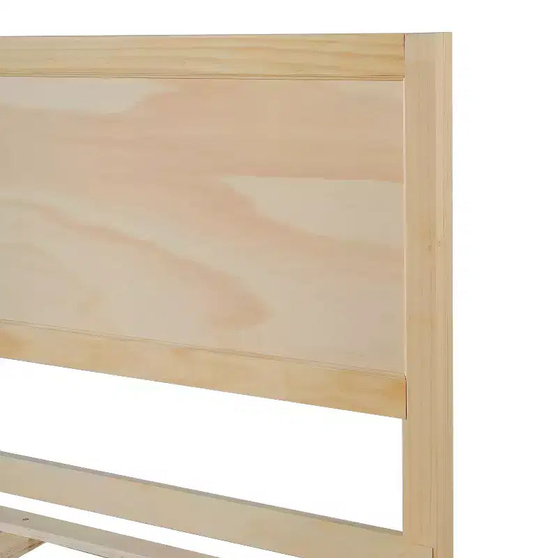 Base de cama Queen/King con cabecero de panel clásico - ModernLuxe
