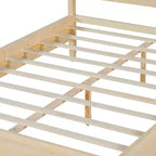 Base de cama Queen/King con cabecero de panel clásico - ModernLuxe