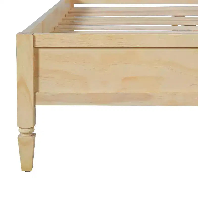 Base de cama Queen/King con cabecero de panel clásico - ModernLuxe
