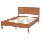 Base de cama Queen/King con cabecero de panel clásico - ModernLuxe