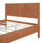 Base de cama Queen/King con cabecero de panel clásico - ModernLuxe