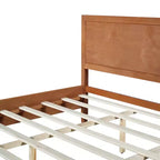 Base de cama Queen/King con cabecero de panel clásico - ModernLuxe