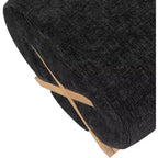 Puf tapizado en tela Akira de Meridian Furniture