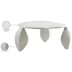 Meridian Furniture Mesa de centro de aluminio Pueblo
