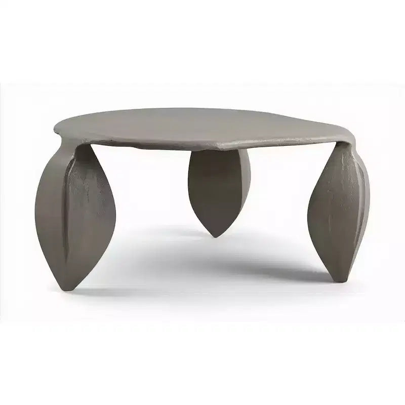 Meridian Furniture Mesa de centro de aluminio Pueblo
