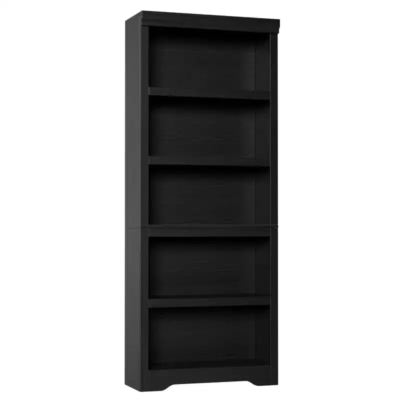 Estantería de 2/3/5/6 niveles, estantería de estilo rústico, 60/80 cm de ancho con estantes ajustables, estante de almacenamiento abierto con diseño antideslizante para oficina en casa