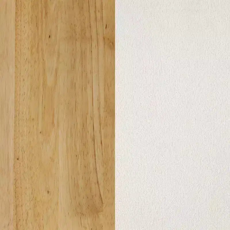 Nathan James Bailey Taburete de bar con respaldo curvado de altura de mostrador, madera natural de roble, ratán crema bouclé: tapizado, capacidad de 136 kg