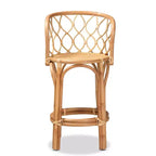Taburete Diana Rattan de altura de mostrador Natural - bali y pari