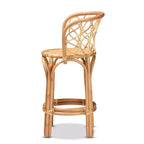 Taburete Diana Rattan de altura de mostrador Natural - bali y pari