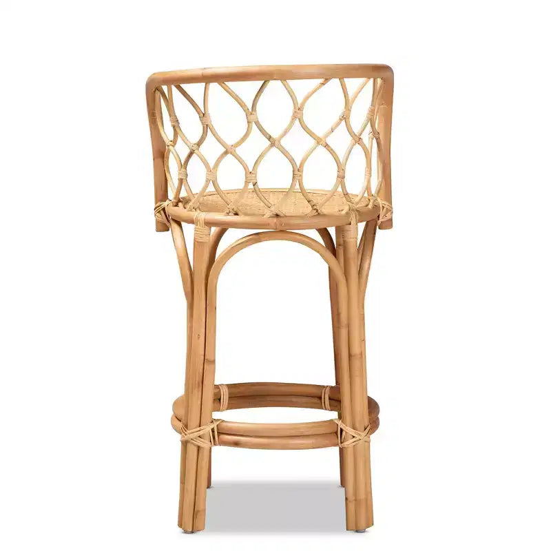 Taburete Diana Rattan de altura de mostrador Natural - bali y pari