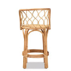 Taburete Diana Rattan de altura de mostrador Natural - bali y pari