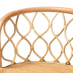 Taburete Diana Rattan de altura de mostrador Natural - bali y pari