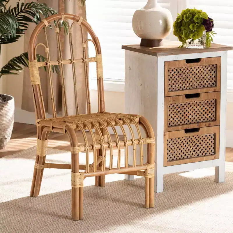 Silla de ratán Athena natural - bali & pari