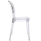 Silla de comedor Entreat transparente - Modway: Policarbonato, limpiar a mano/con paño, no requiere montaje, capacidad de 150 kg
