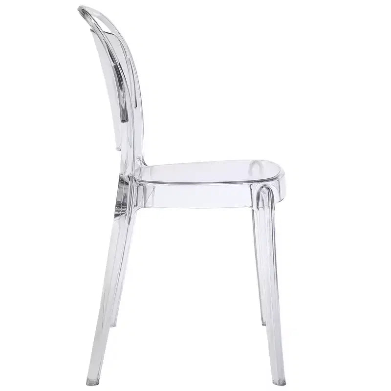 Silla de comedor Entreat transparente - Modway: Policarbonato, limpiar a mano/con paño, no requiere montaje, capacidad de 150 kg