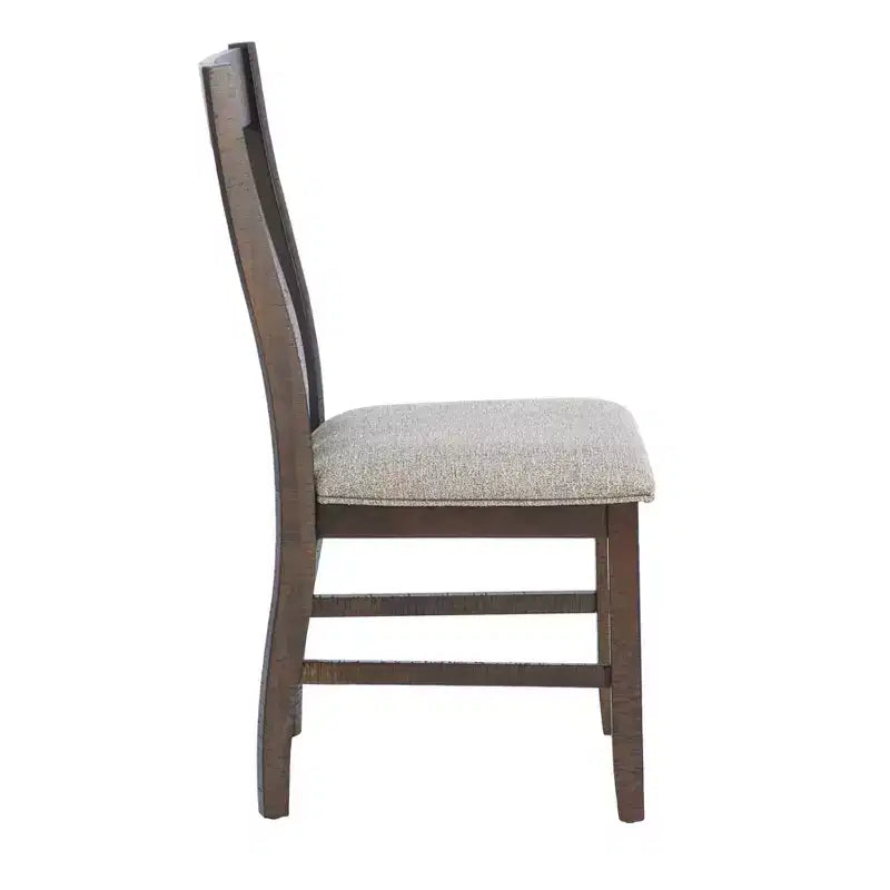 Juego de comedor rectangular Lewis de 6 piezas Powell - Marrón