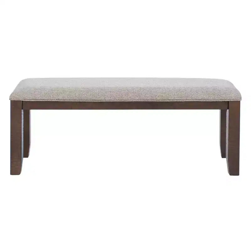 Juego de comedor rectangular Lewis de 6 piezas Powell - Marrón