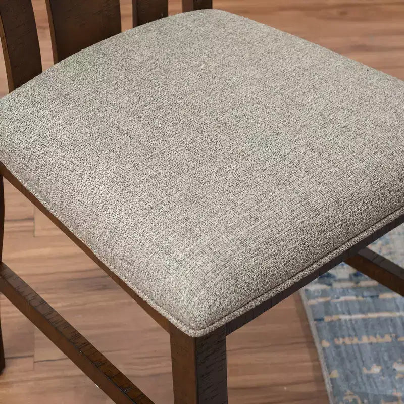 Juego de comedor rectangular Lewis de 6 piezas Powell - Marrón