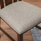 Juego de comedor rectangular Lewis de 6 piezas Powell - Marrón