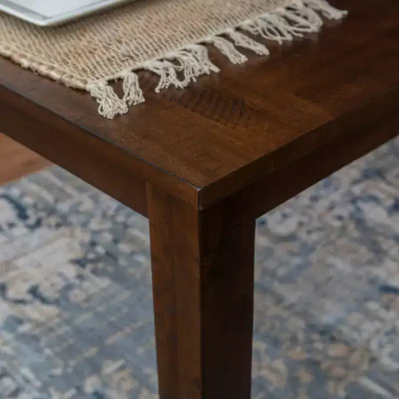 Juego de comedor rectangular Lewis de 6 piezas Powell - Marrón