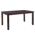 Juego de comedor rectangular Lewis de 6 piezas Powell - Marrón