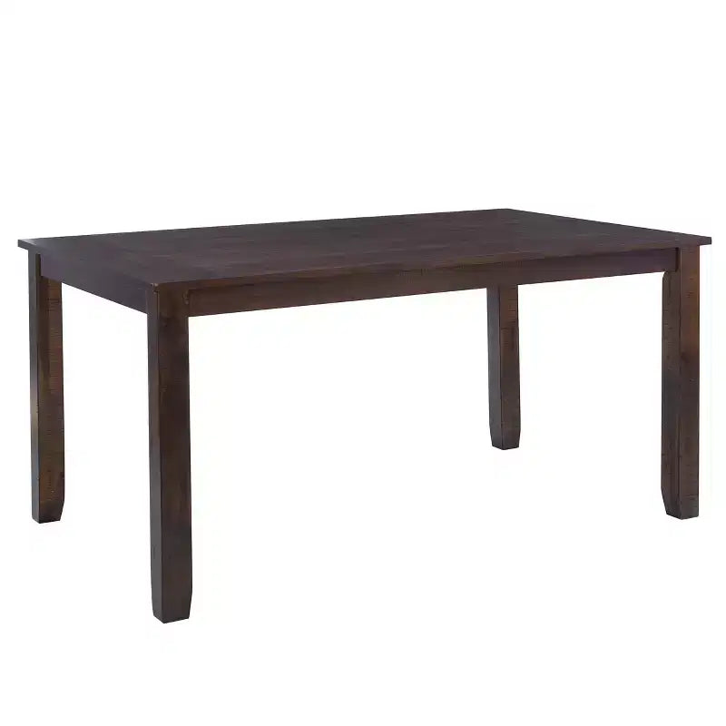 Juego de comedor rectangular Lewis de 6 piezas Powell - Marrón