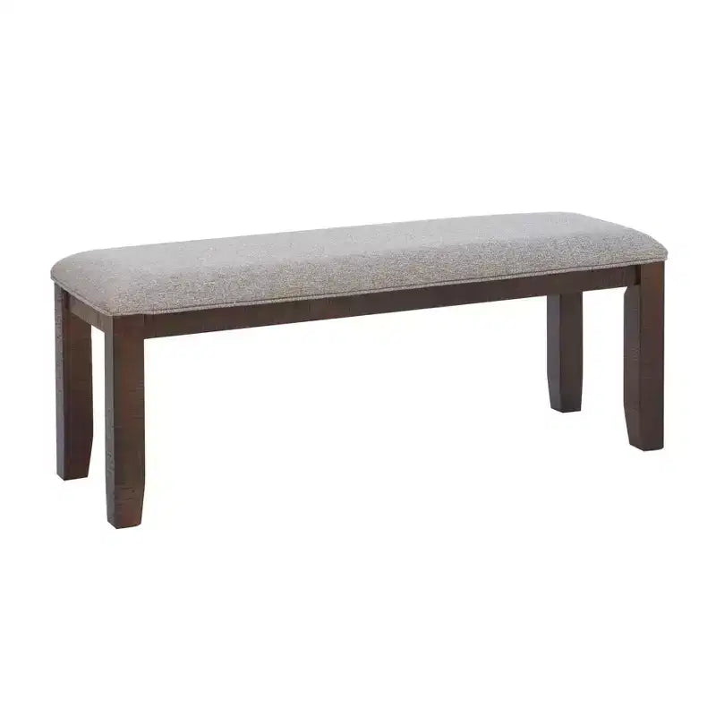 Juego de comedor rectangular Lewis de 6 piezas Powell - Marrón