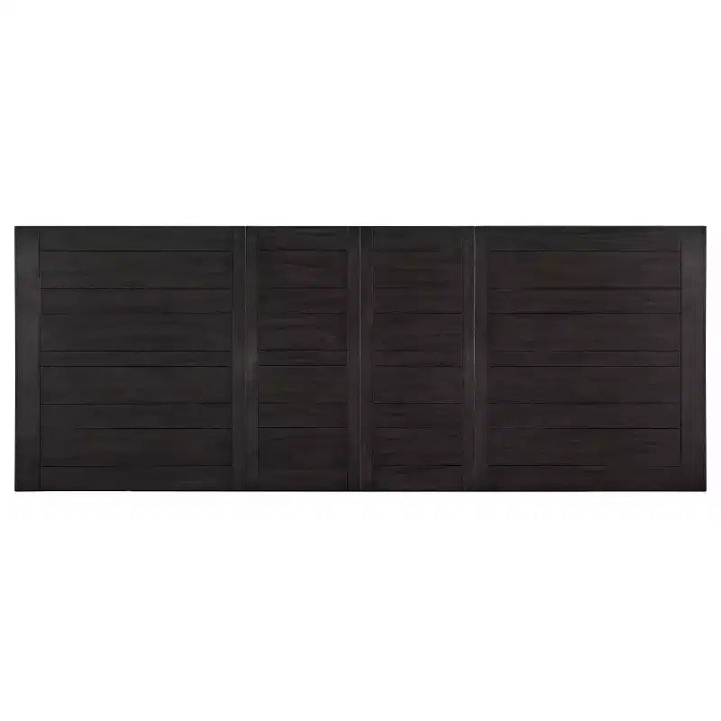 Juego de comedor de altura de mostrador Napa de 9 piezas Cedro oscuro - Steve Silver Co.: Estilo rústico, Pedestal doble, Sillas tapizadas