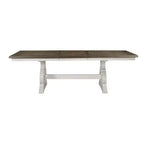 Mesa de Comedor Drake Blanca Rústica/Roble Francés - Intercon