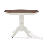 Mesa de comedor redonda Shelby Blanco envejecido - Crosley