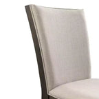 Juego de comedor Jasper extensible de 7 piezas y seis sillas laterales tapizadas nogal tostado - Picket House Furnishings