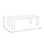 Juego de comedor Jasper extensible de 7 piezas y seis sillas laterales tapizadas nogal tostado - Picket House Furnishings