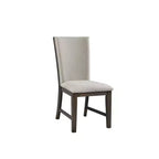 Juego de comedor Jasper extensible de 7 piezas y seis sillas laterales tapizadas nogal tostado - Picket House Furnishings