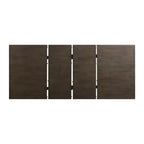 Juego de comedor Jasper extensible de 7 piezas y seis sillas laterales tapizadas nogal tostado - Picket House Furnishings