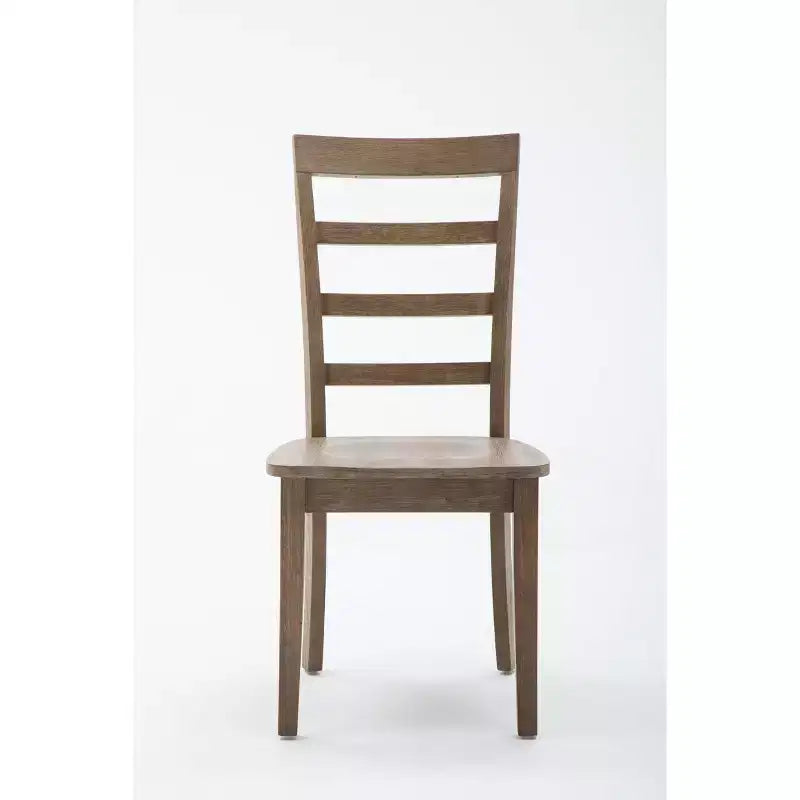 Juego de mesa de comedor extensible Boulder de 3 piezas con cepillado de alambre en color marrón granero - Boraam: Moderna de hoja abatible cuadrada, con capacidad para 4 personas