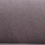 Sofá Dalya de 78" de Lino Gris - Acme Furniture: Tapicería de Terciopelo, Incluye 2 Cojines Decorativos