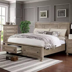 Juego de cama y cómoda Queen de 2 piezas gris - HOMES: Inside + Out