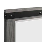 Juego de dormitorio de 6 piezas King Montauk Panel Gris - Picket House Furnishings: Incluye cómoda, sinfonier y mesita de noche